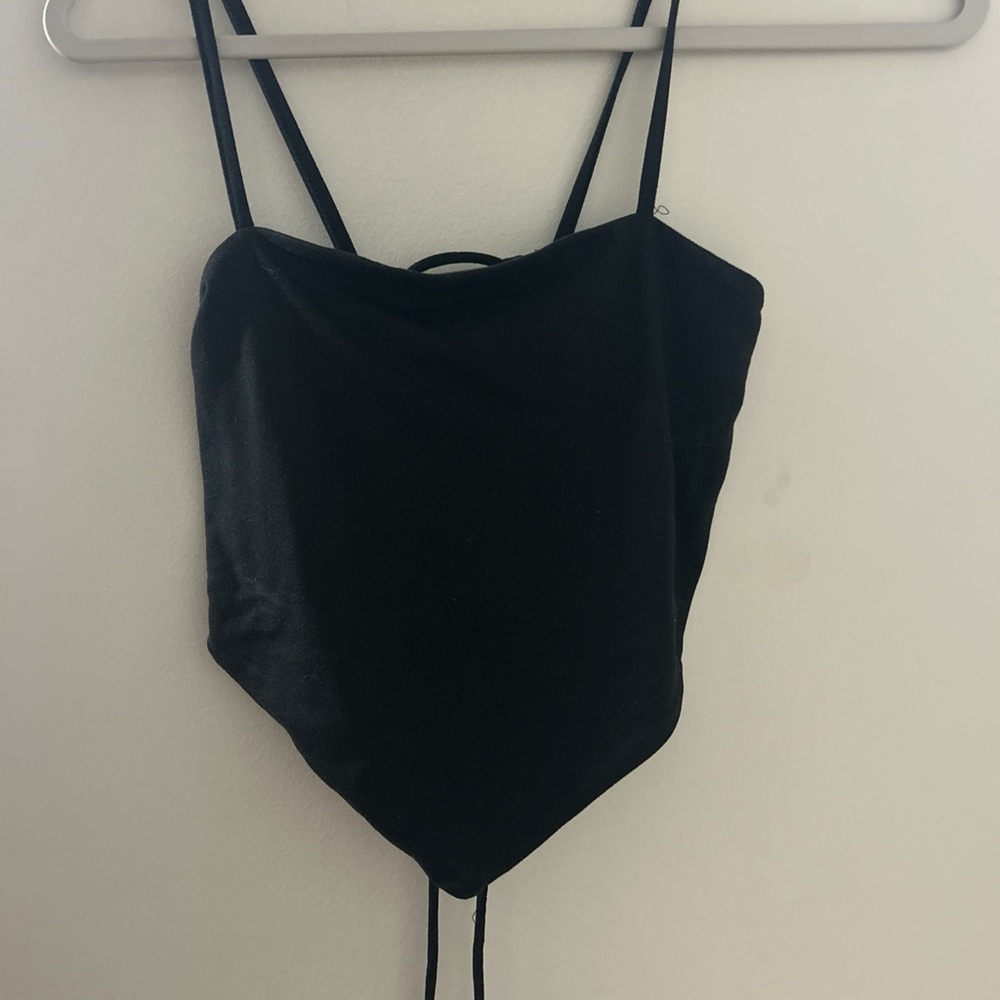 Black Strappy Top
